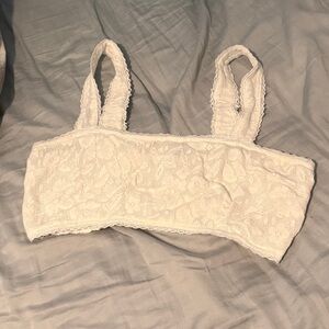 American Eagle Outfitters Lace Bandeau - Cream